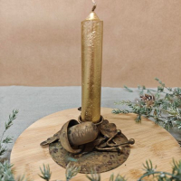 kandelaar met bladeren